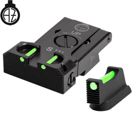 CZ Shadow 2, CZ 75 SP-01 Shadow miras ajustables con fibra óptica | type B