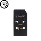 CZ Shadow 2 placa adaptadora | C-More RTS huella