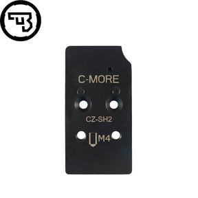 CZ Shadow 2 placa adaptadora | C-More RTS huella