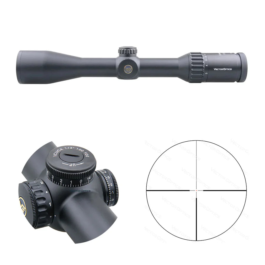 Vector Optics Alcance de rifle Continental 1.5-9x42 SFP 
