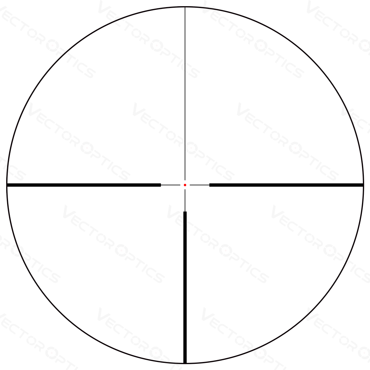Vector Optics Alcance de rifle Continental 1.5-9x42 SFP 