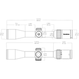 Vector Optics Alcance de rifle Continental 1.5-9x42 SFP 