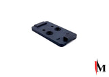 Dan Wesson DWX placa adaptadora | Shield RMSc & Holosun K-series huella