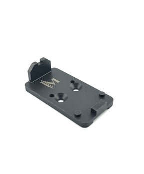 Dan Wesson DWX placa adaptadora con alza integrada | Trijicon RMR huella