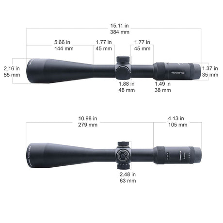 Vector Optics Forester 3-15x50SFP visor para rifle