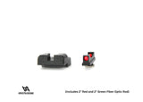Miras bajas para Glock Slimline [G42 G43 G43X G48] | con fibra óptica