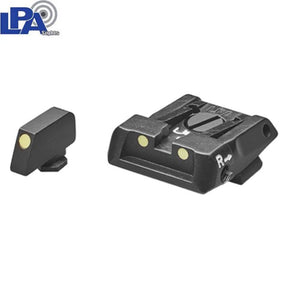 Miras ajustables para Glock [G17 G19 G26 & other] | con puntos luminiscentes