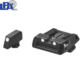 Miras ajustables para Glock [G17 G19 G26 & other] | con puntos blancos