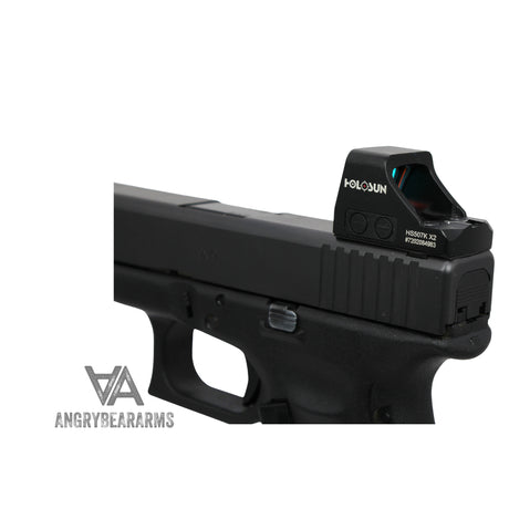 Glock [G17, G19, G26 & other] montura para mira de punto rojo | Holosun K-series huella