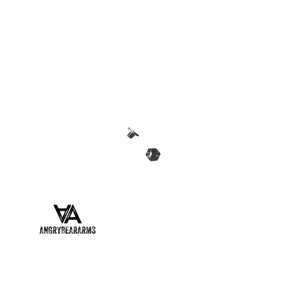 Glock [G17, G19, G26 & other] tornillo de repuesto del punto de mira para miras Angry Bear [2x]