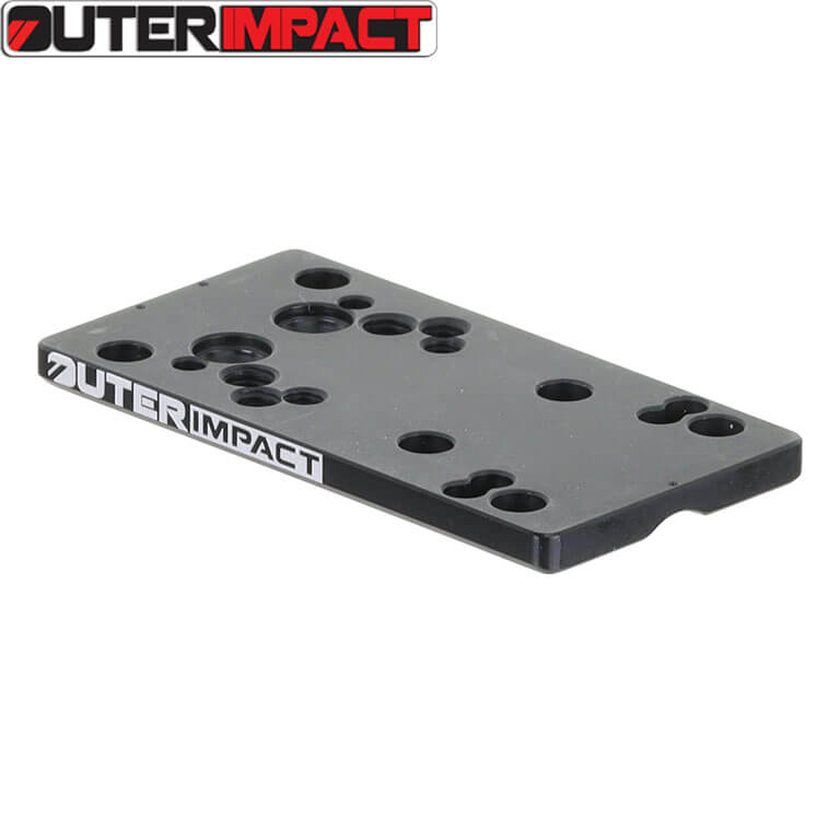 Glock 17, Glock 19, Glock 26 montura para visor de punto rojo universal | tipo C 