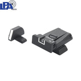 HK USP [9 mm, .40 S&W & .45 ACP], HK P8 miras ajustables | líneas blancas