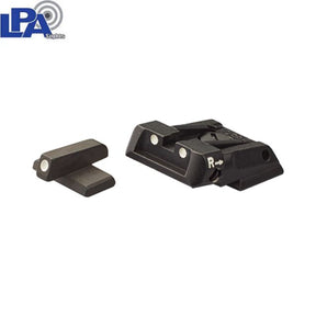 HK VP9, SFP9, VP40, P30, HK45 miras ajustables | puntos blancos