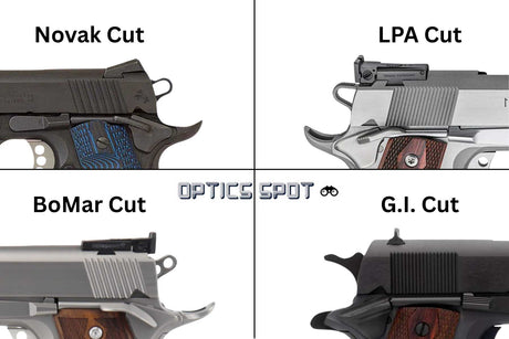 1911 [Novak Cut] montura para mira de punto rojo | tipo S [RMSc DPP K-series huella]