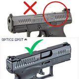 CZ P-10 [P-10C, P-10F, P-10S] montura para mira de punto rojo | type C [RMR, RTS, Docter huella] 