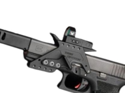 montura para mira de punto rojo de armazón para modelos Glock gen 4 [G17, G22, G34 & other] | Trijicon RMR huella