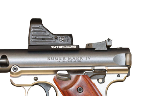 Ruger Mark III & Mark IV Placa adaptadora | type C [RMR RTS & Docter huella]