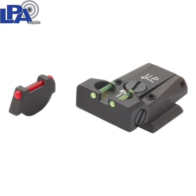 Ruger P85 & P89 miras ajustables | con fibra óptica