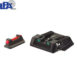 Walther Q4 SF OR & Q5 Match SF juego de miras ajustables con fibra óptica LPA