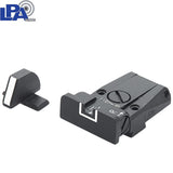 Springfield [XD,XDM] & HS Produkt [XDM HS-9 SF19] miras ajustables | con líneas blancas