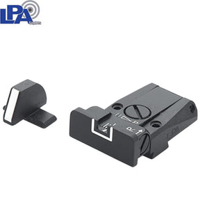 Springfield [XD,XDM] & HS Produkt [XDM HS-9 SF19] miras ajustables | con líneas blancas
