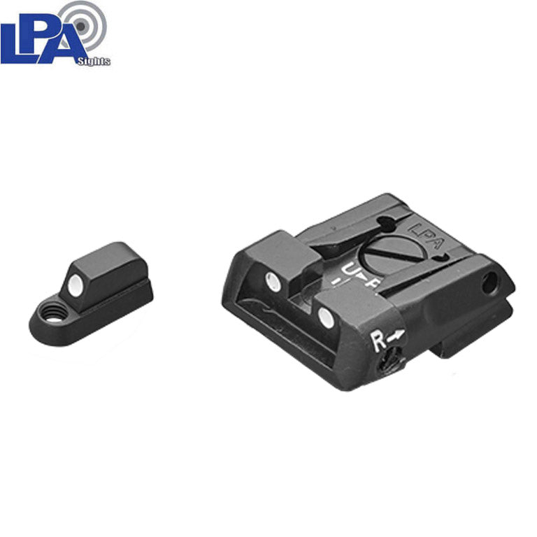 Conjunto de miras ajustables CZ P-07, CZ P-09 con puntos blancos 
