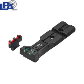 S&W revolver [686 629 19 66 586 & other] mira de punto rojo ready miras ajustables [spring-front sight] | con fibra óptica