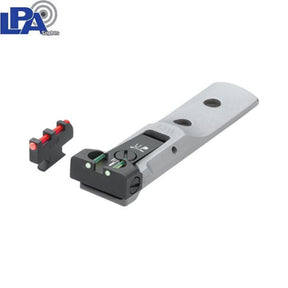 S&W revólver [686 629 19 66 586 & other] miras ajustables [silver; spring-front sight] | con fibra óptica