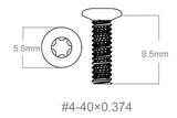 Juego de tornillos 3pcs | 4-40x0.374’’ [T10]