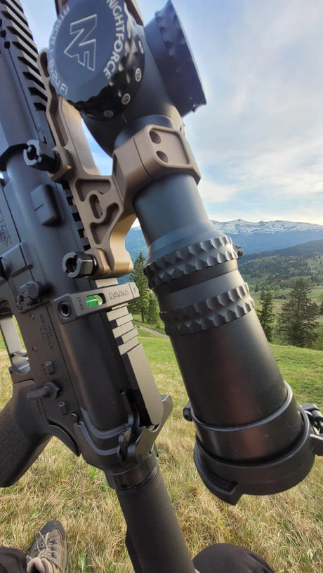 Nivel de burbuja lateral para visor de rifle | base Picatinny