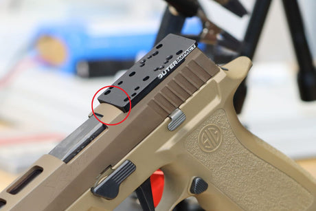 Sig P320-XFIVE [2014 - 2018] Placa adaptadora | type C [RMR RTS & Docter huella]