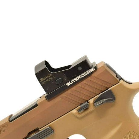 Sig P320 [models with removable rear sight] Placa adaptadora | type C [RMR RTS & Docter huella]