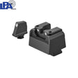 Sig Sauer P220, P226, P229, P320 & P365 Optics Ready juego de miras semi-ajustables | con puntos blancos LPA