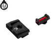 Miras para Glock [G17 G19 G26 & other] con fibra óptica | tipo