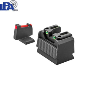 Smith & Wesson M&P M2.0 Optics Ready miras semiajustables | con fibra óptica