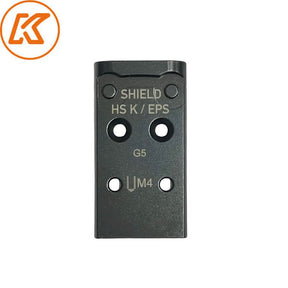Placa adaptadora de acero para Glock MOS | Shield RMSc & Holosun K-series huella