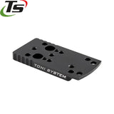 Tanfoglio Stock 2 Optic [Pre 2022] placa adaptadora | type A [RMSc DPP & Docter huellas]