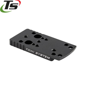 Tanfoglio Stock 2 Optic [Pre 2022] placa adaptadora | type A [RMSc DPP & Docter huellas]