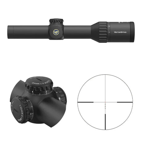 Vector Optics Continental x6 1-6x24i Fiber visor riflescope Vector Optics