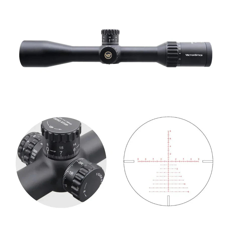 Vector Optics Continental x8 2-16x44 ED Tactical visor telescópico Vector Optics