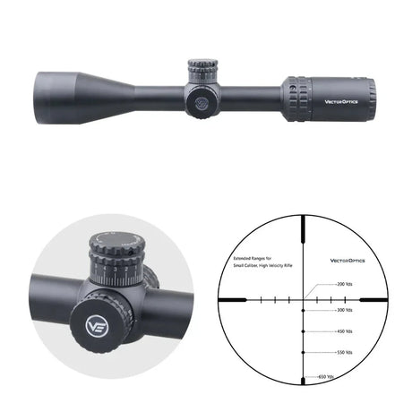 Vector Optics Hugo 3-12x44 SFP visor de rifle Vector Optics