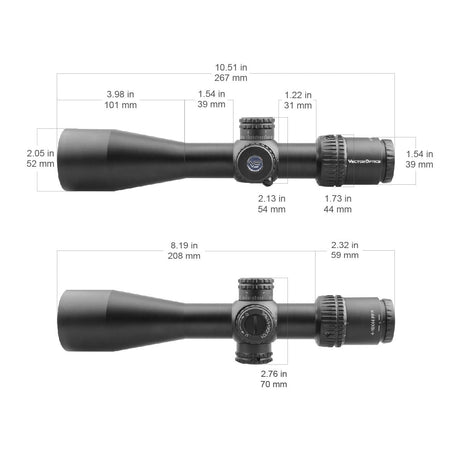 Vector Optics Veyron 4-16x44 FFP visor para rifle