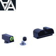 Walther PDP low night sights with tritium Angry Bear
