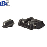 Walther Q4 SF OR & Q5 Match SF miras ajustables | con puntos blancos