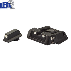 Walther Q4 SF OR & Q5 Match SF miras ajustables | con puntos blancos