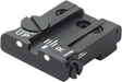 Alza ajustable para Glock [G17 G19 G26 & other] | puntos blancos