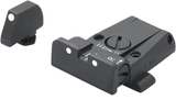 Miras ajustables para Glock [G17 G19 G26 & other] | puntos blancos