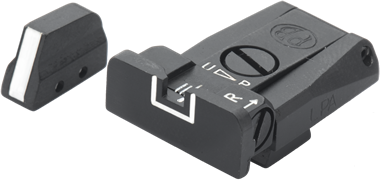Beretta [92 96 98 M9A1] miras ajustables | líneas blancas