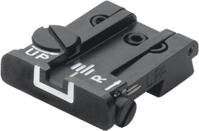Browning Hi-Power [Sport Vigilante Mark III Practical HP40] alza ajustable | líneas blancas