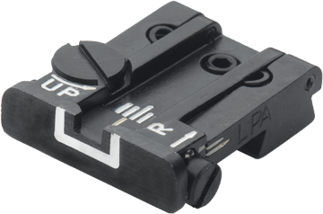 Browning Hi-Power [Sport Vigilante Mark III Practical HP40] alza ajustable | líneas blancas